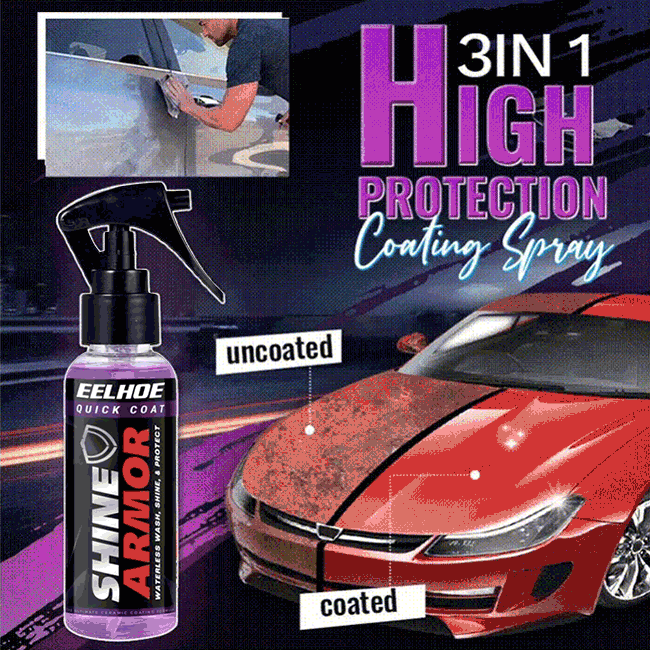 3-in-1-Auto-Schnellbeschichtungsspray mit hohem Schutz