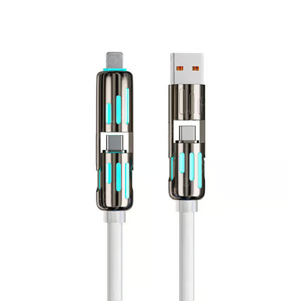 4-in-1 USB-Ladekabel, Schnellladung bis MAX 240 W