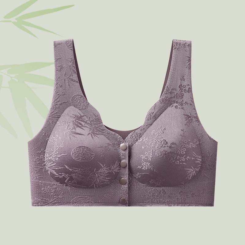 Geprägter Jacquard-BH mit Frontverschluss