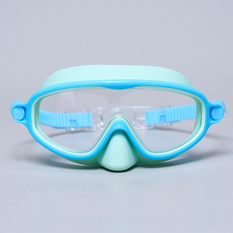 Kinder-Nasenmaske Schwimmbrille mit großem Rahmen
