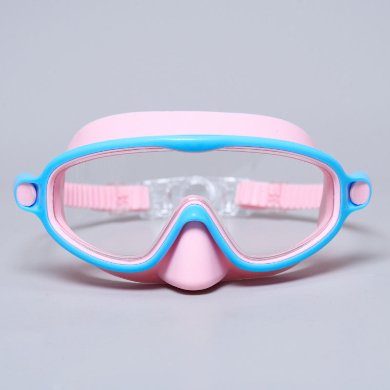 Kinder-Nasenmaske Schwimmbrille mit großem Rahmen