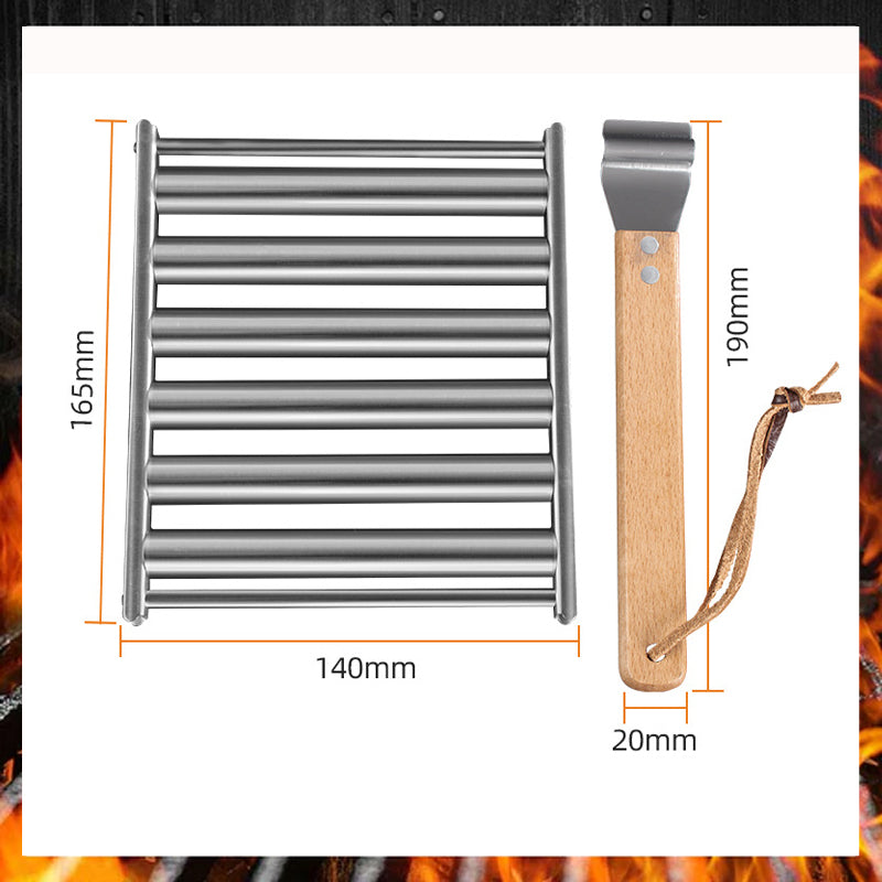Rollender Hot Dog Grill aus Edelstahl