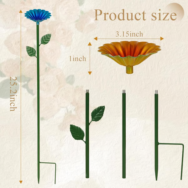 🐝🌷Bienen- und Schmetterlings-Wasserspender mit Blumendesign🎁 MEHR KAUFEN, MEHR SPAREN/🐝🌷Bee and Butterfly Water Feeder with Flower Design