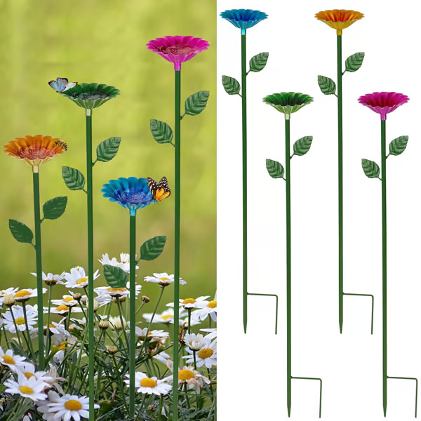 🐝🌷Bienen- und Schmetterlings-Wasserspender mit Blumendesign🎁 MEHR KAUFEN, MEHR SPAREN/🐝🌷Bee and Butterfly Water Feeder with Flower Design