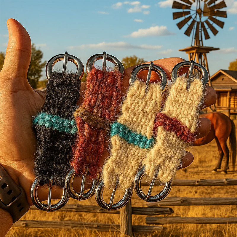 🐴 Mini-Sattelgurt-Schlüsselanhänger – Tragen Sie den Geist des Sattels 🌾
