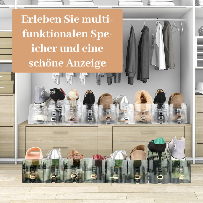 Verstellbares, klappbares Schuhregal