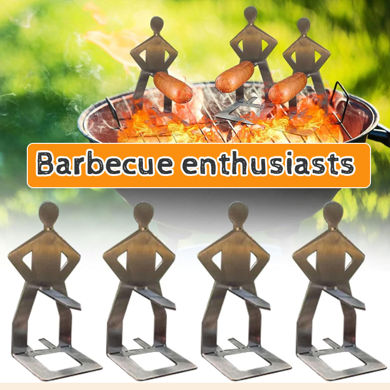 Wurstgrill für den Außenbereich in Menschenform