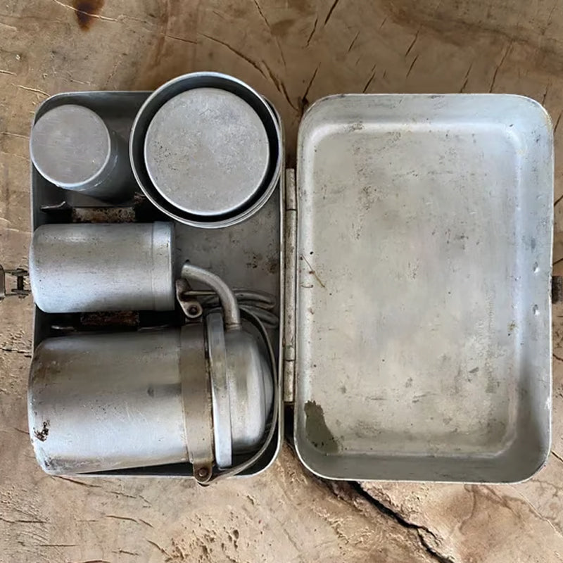 Extra SELTENES Camping-Kaffeeset für Sammler