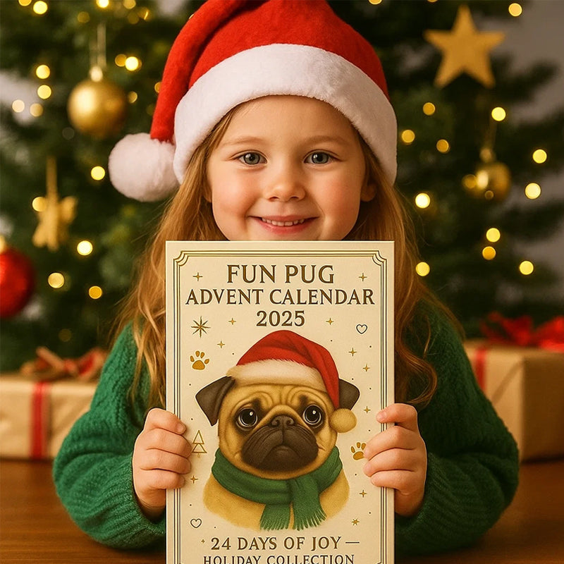 🐾🎄 Lustiger Mops-Adventskalender 2025