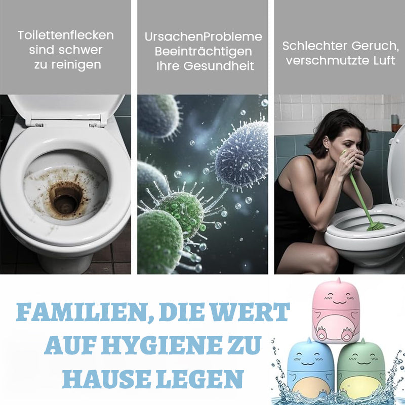 Kleiner Dinosaurier-Toilettenreiniger