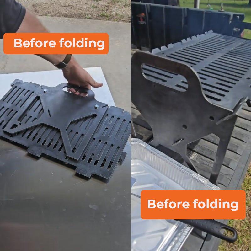 Faltbarer tragbarer Grill