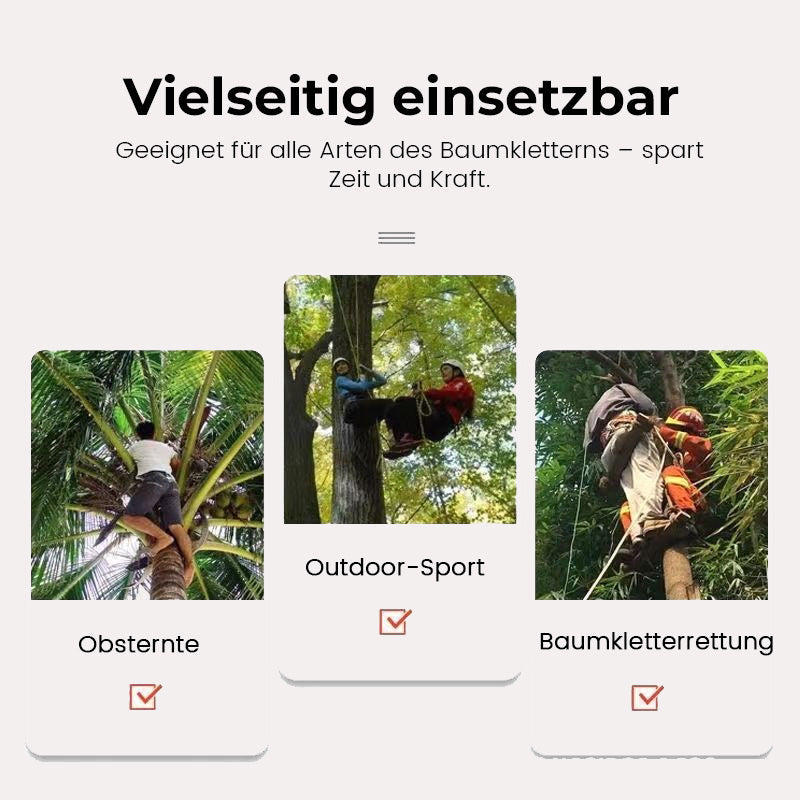 Fußrasten zum Baumklettern