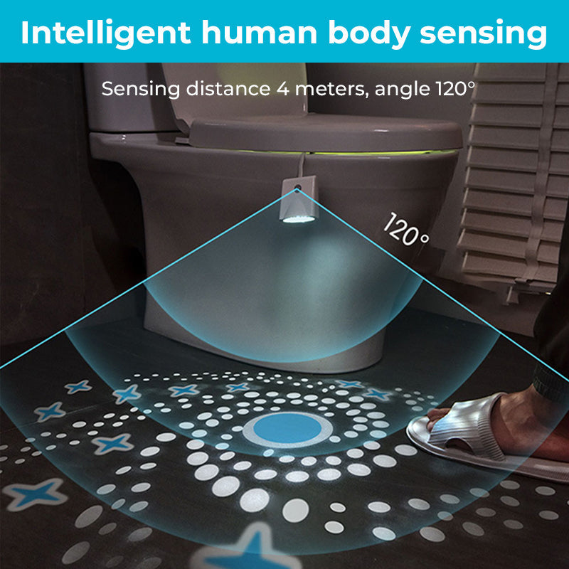 Intelligentes Sensor-Toilettenlicht