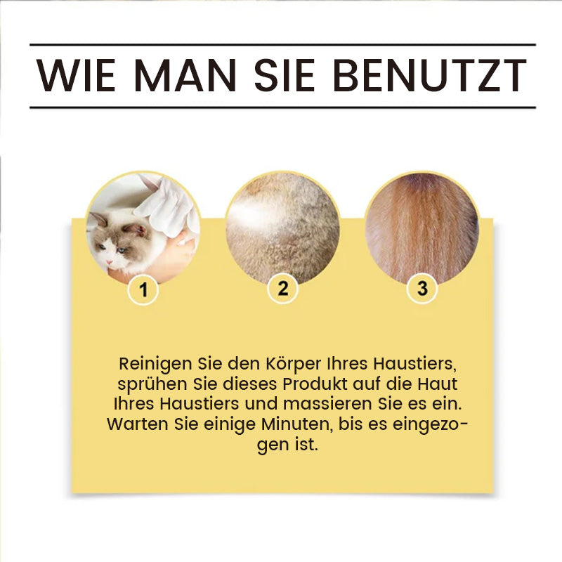 Haustier-Hautpflegespray für Pilz- und Bakterieninfektionen