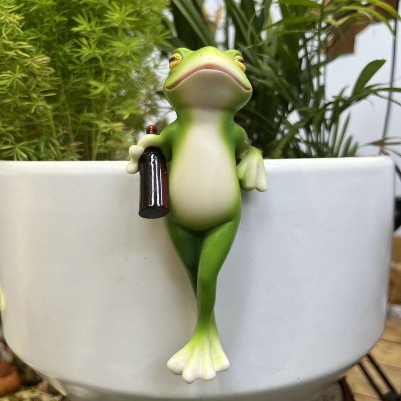 Kletternde Froschdekorationen