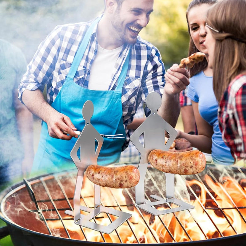 Wurstgrill für den Außenbereich in Menschenform