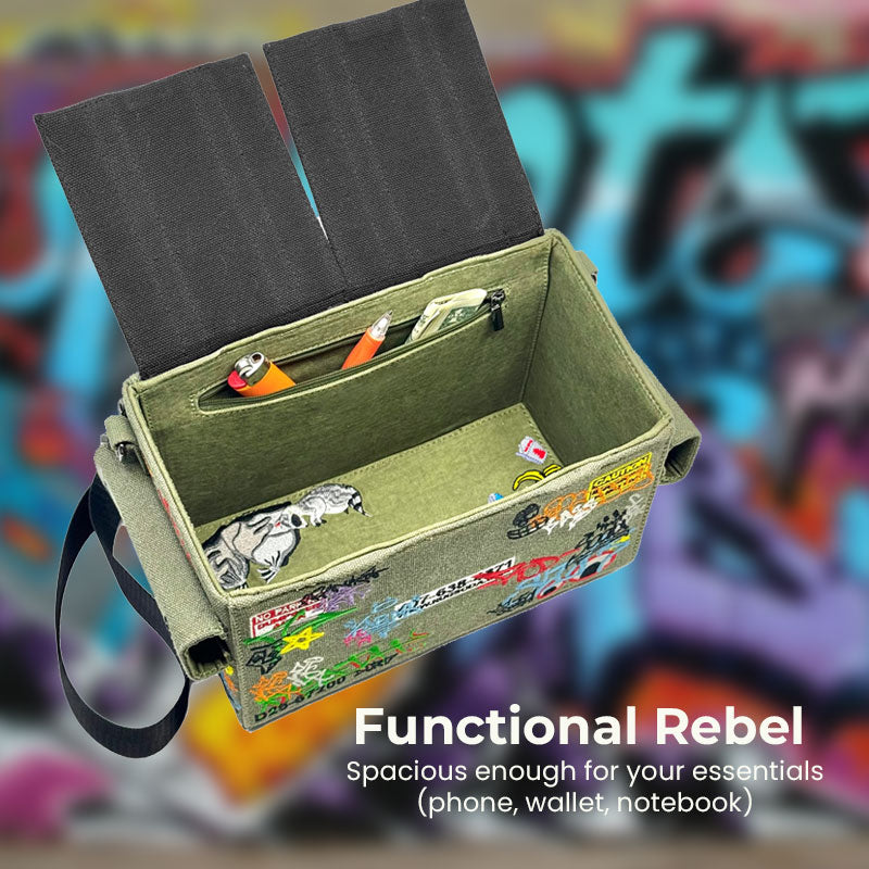 Urban Rebel Graffiti Umhängetasche 🎨🔥