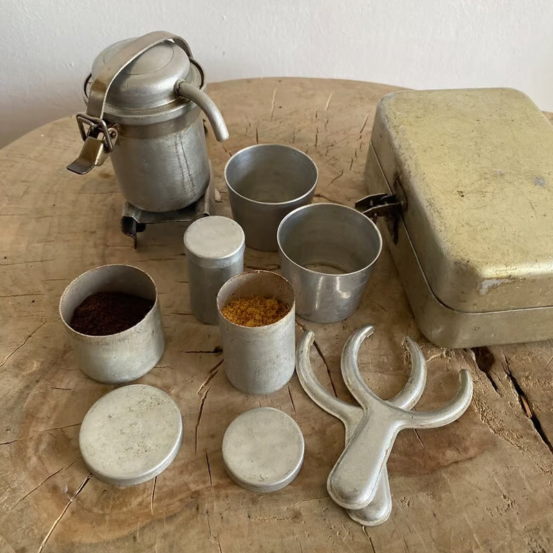 Extra SELTENES Camping-Kaffeeset für Sammler