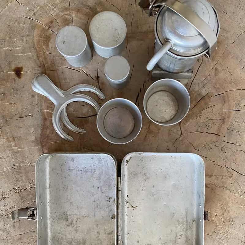 Extra SELTENES Camping-Kaffeeset für Sammler