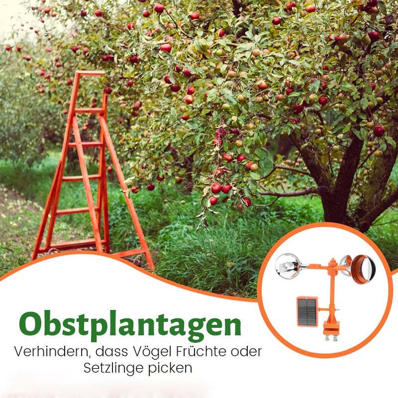 Solarbetriebener Vogelabwehr mit Sprachfunktion