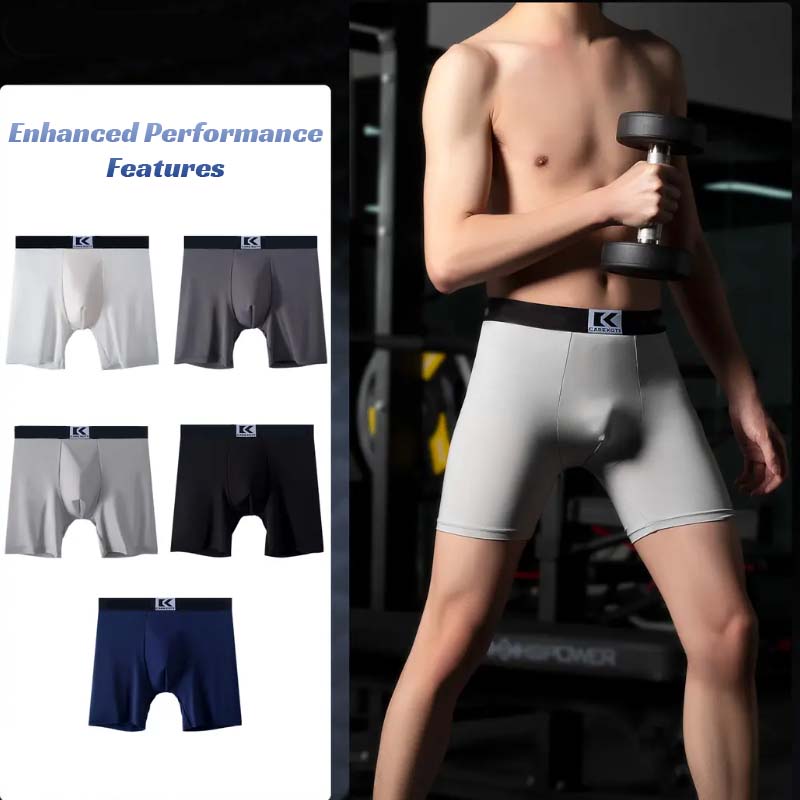 🧊 Herren-Sportunterwäsche aus Eisseide
