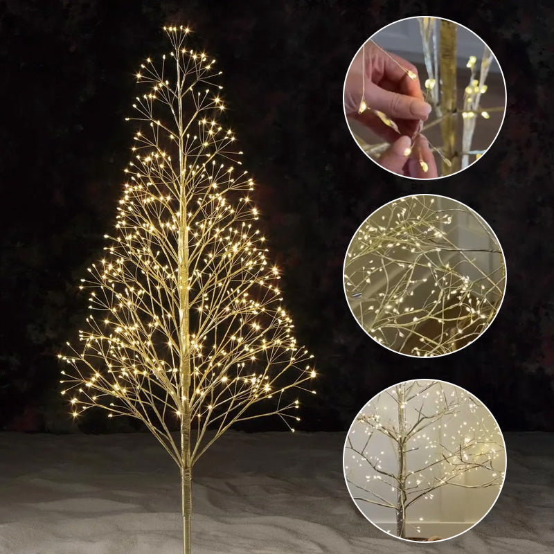 ✨ Verzauberte funkelnde Weihnachtsbaumlichter 🎄🌟