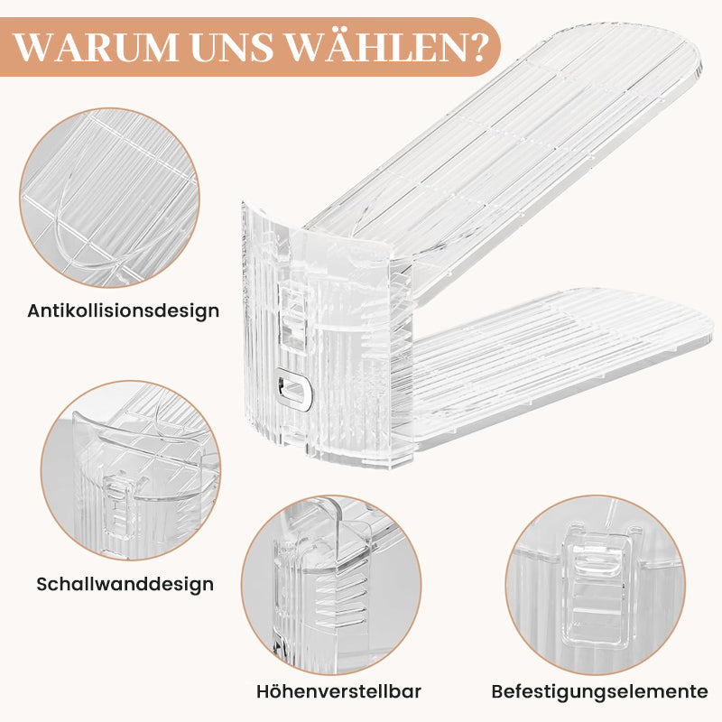 Verstellbares, klappbares Schuhregal