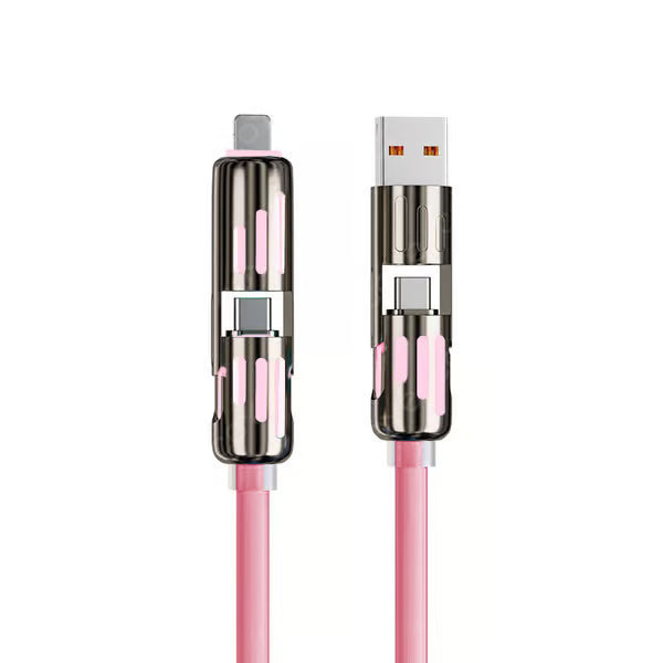 4-in-1 USB-Ladekabel, Schnellladung bis MAX 240 W