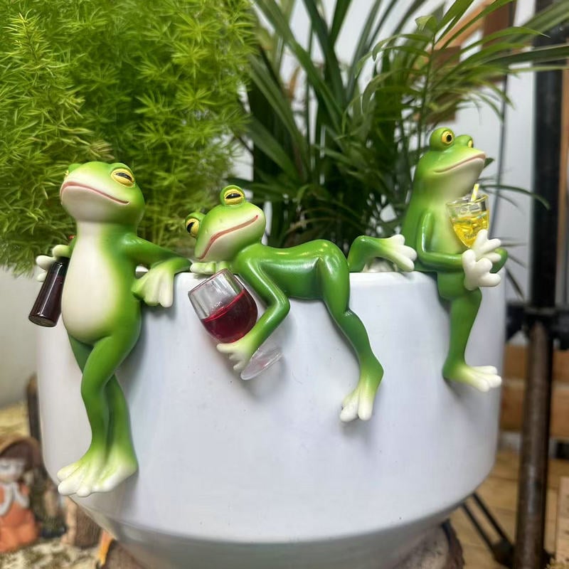 Kletternde Froschdekorationen