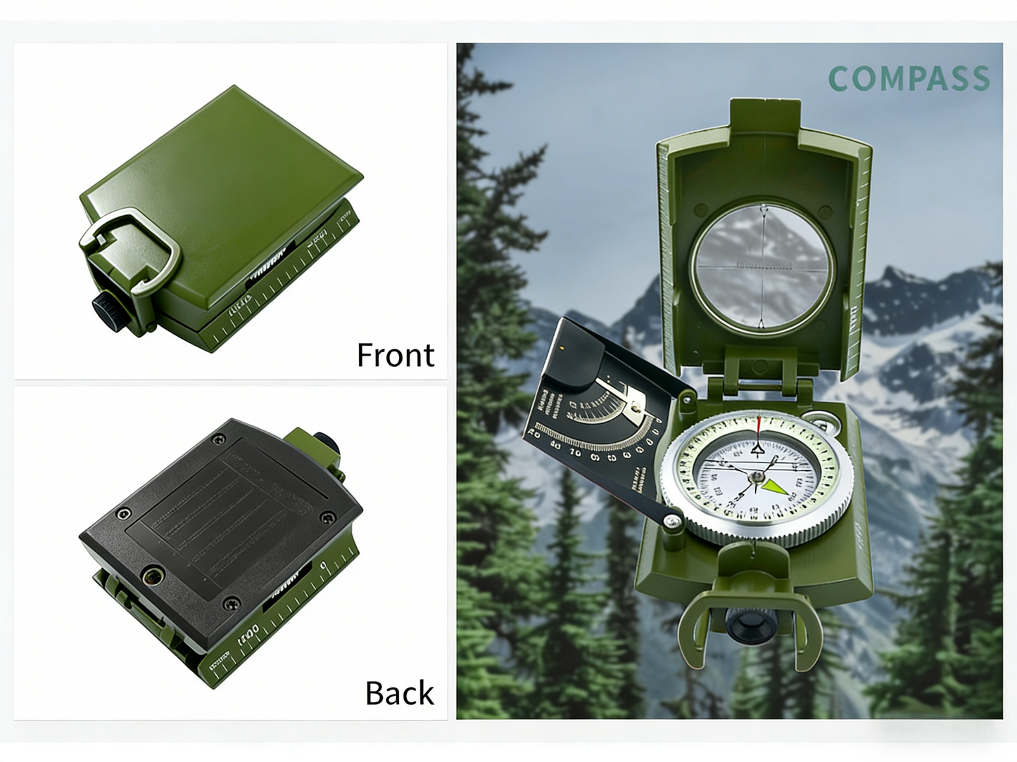 Multifunktionaler hochpräziser Militärkompass
