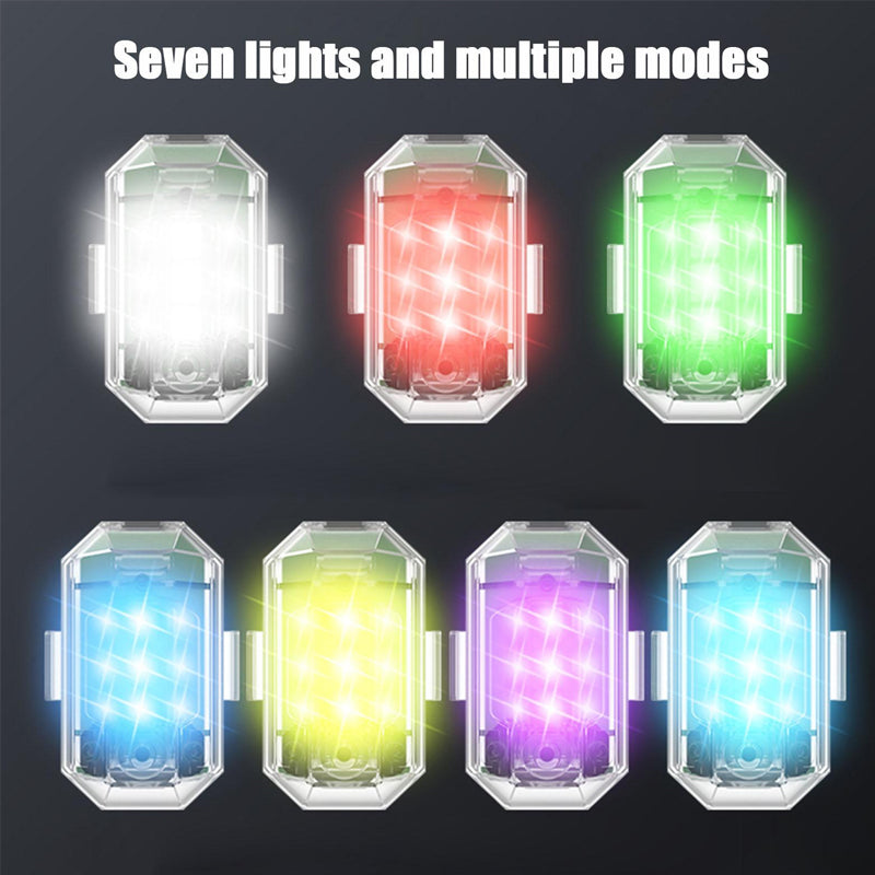 Drahtlose Fernbedienung 7-Farben-LED-Blitz