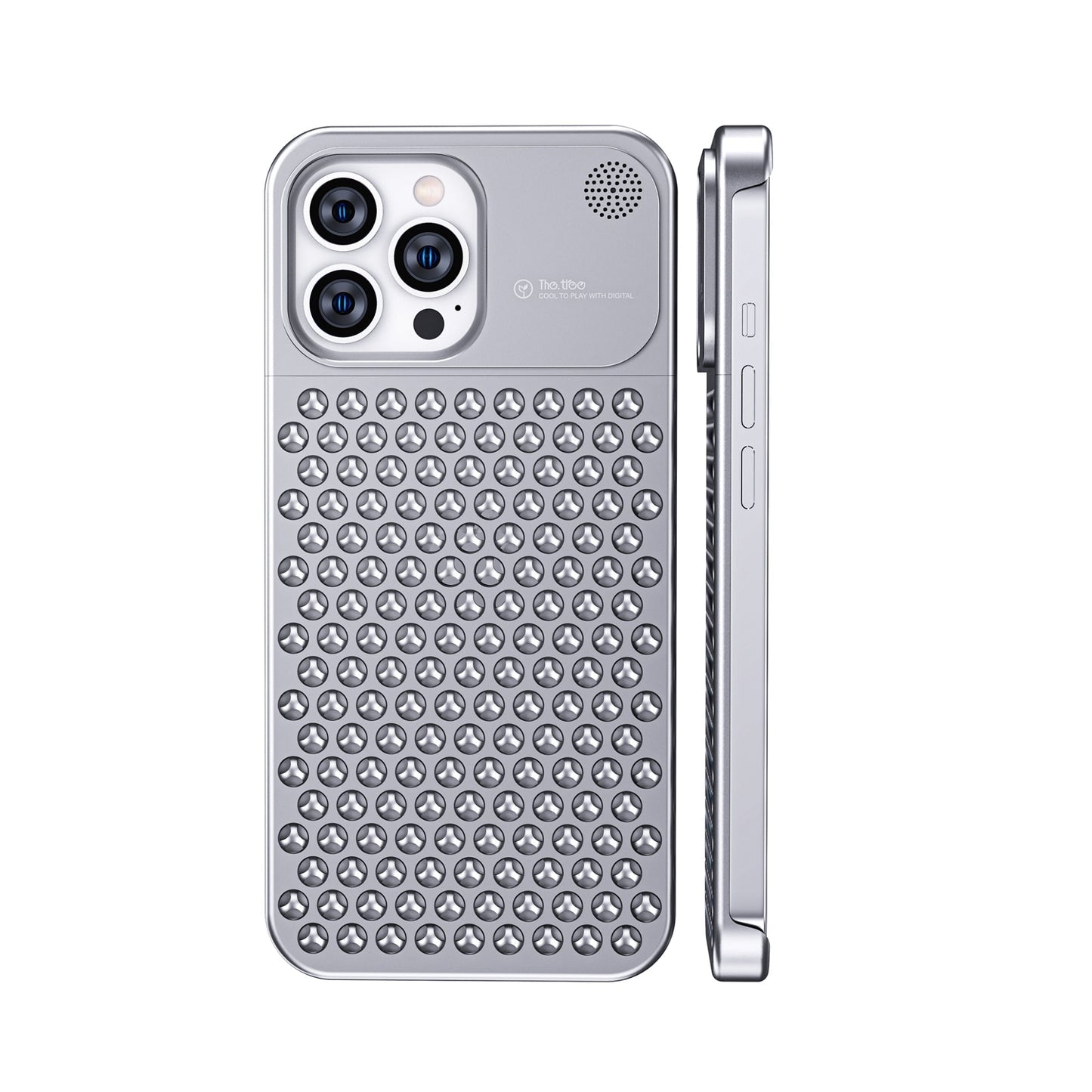 Aromatherapie Telefon Fall iphone13iPhone14/15 Aluminiumlegierung Anti-Fall Wärmeableitung Lünette schlank