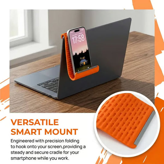 💻📱Flexibler Silikon-Handyhalter mit Aluminiumverstärkung | Faltbare, tragbare Reisehalterung – ein Must-have für Smartphones
