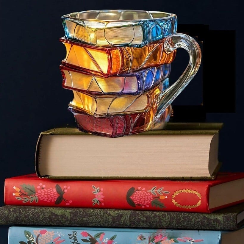 Illustrierte Buchtasse