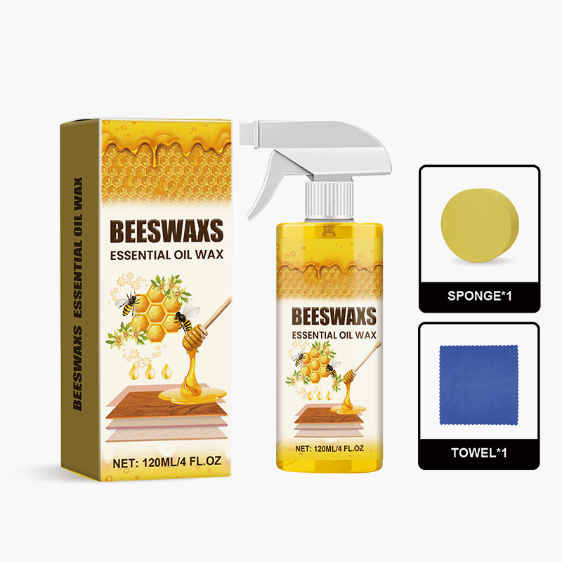 Bienenwachsspray zum Holzpolieren
