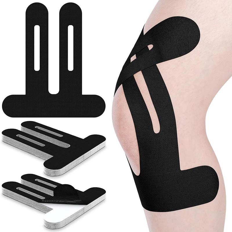 [Knieschoner für den Sport | Atmungsaktive und wasserdichte vorgeschnittene Bänder]