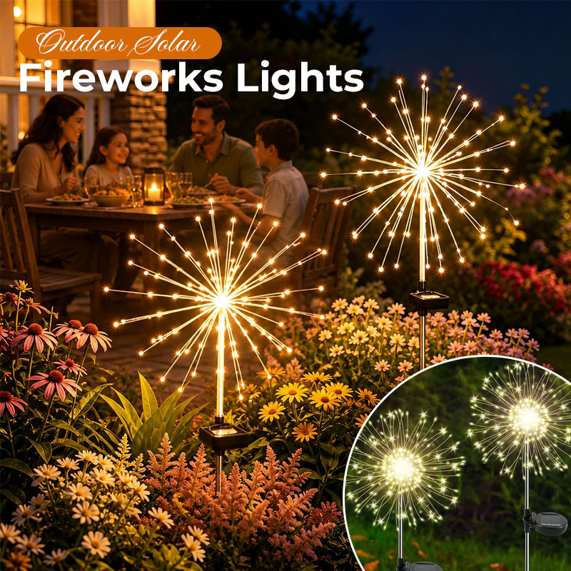 Solar Feuerwerk Gartenleuchte für stimmungsvolle Außenbeleuchtung