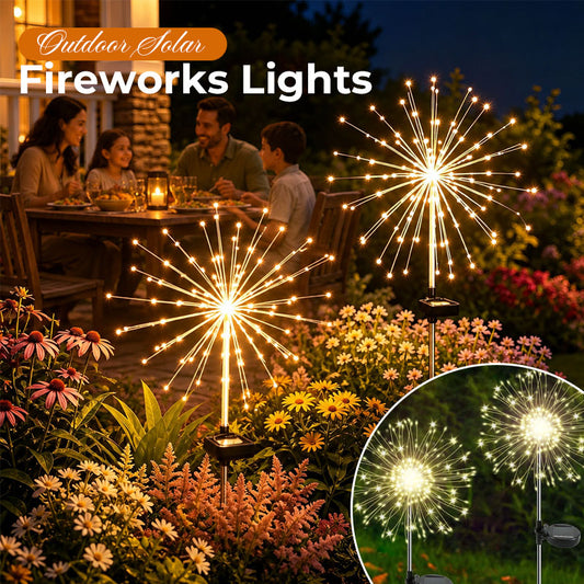 Solar Feuerwerk Gartenleuchte für stimmungsvolle Außenbeleuchtung