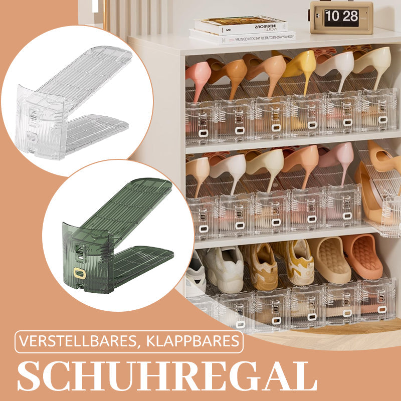 Verstellbares, klappbares Schuhregal
