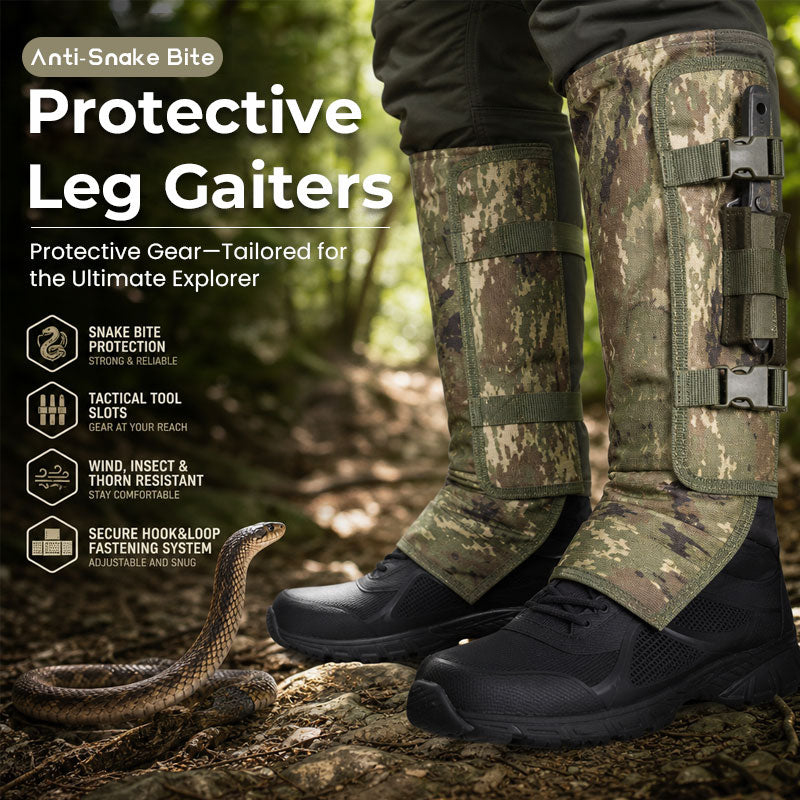 Robuste Outdoor-Beinschützer im Tarnmuster – Schutz für Wandern, Angeln, Jagd & Gartenarbeit