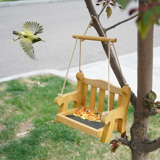 🐦 Schwingender Futterständer für Wildvögel im Außenbereich 🌸