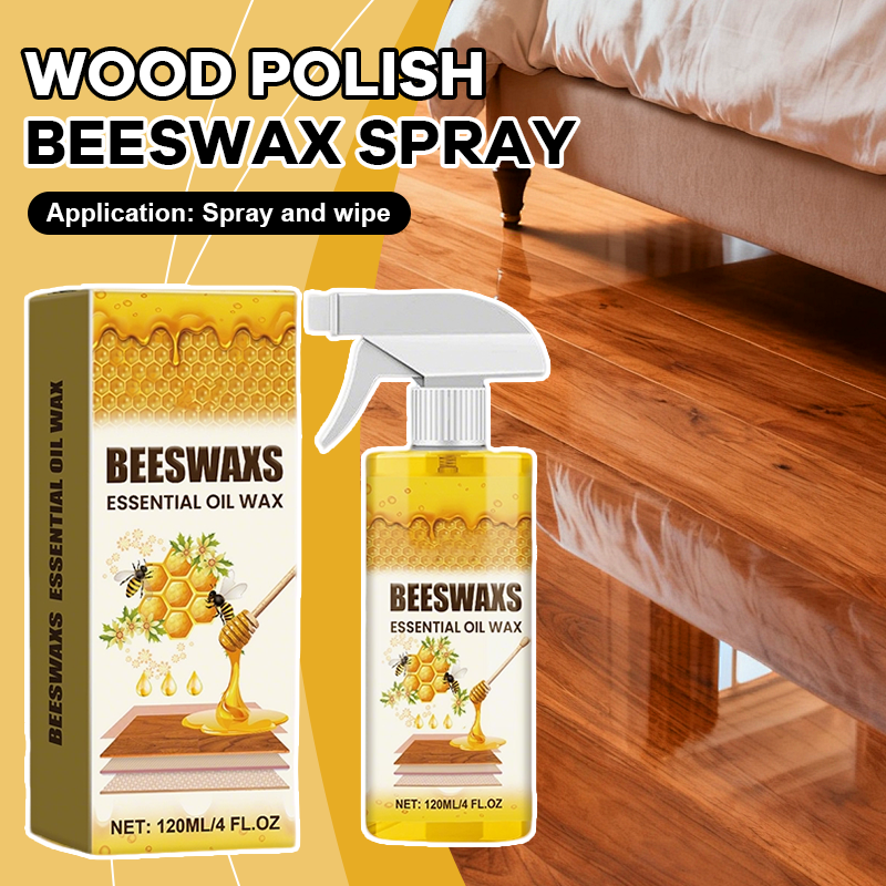 Bienenwachsspray zum Holzpolieren