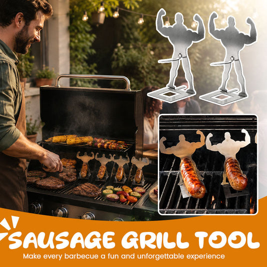 🔥 Lustiger Muskelmann Würstchenhalter für den Grill oder