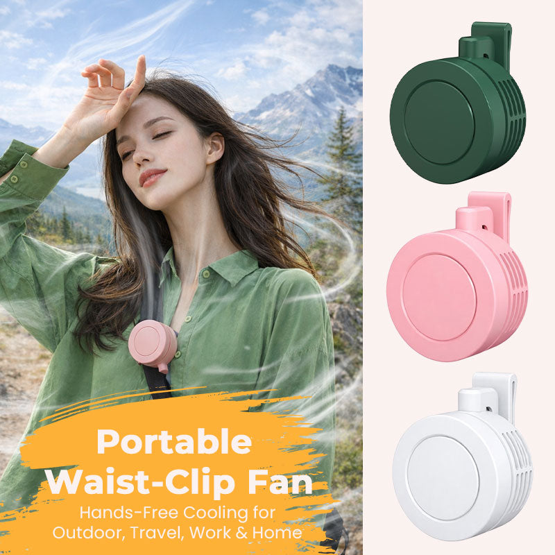 Portable Waist-Clip Fan