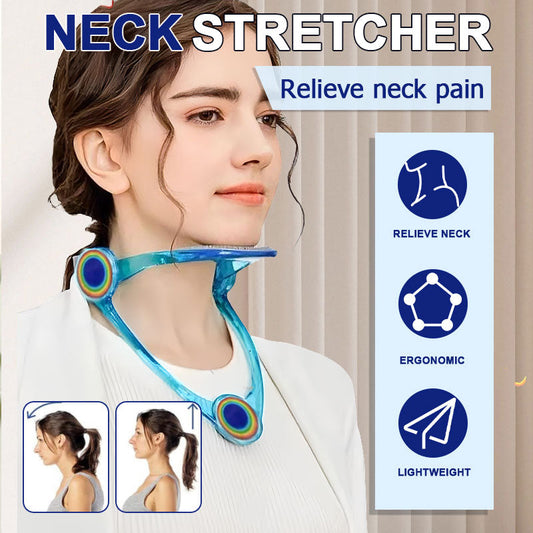 🌟Nackenstrecker – Lindern Sie Nacken- und Rückenschmerzen jederzeit und überall!🌟