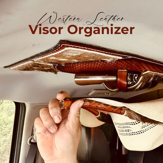🐮🤠 Visier-Organizer aus Westernleder