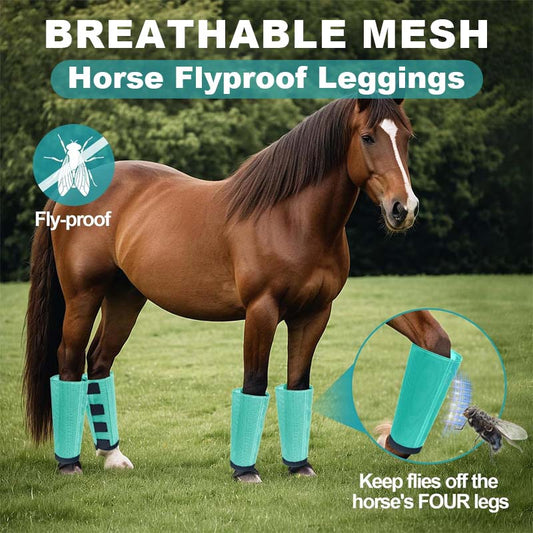 Atmungsaktive Mesh-Leggings zum Fliegenschutz für Pferde 🐎✨