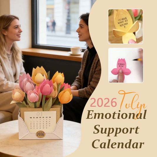 Tulpenkalender zur emotionalen Unterstützung 2026