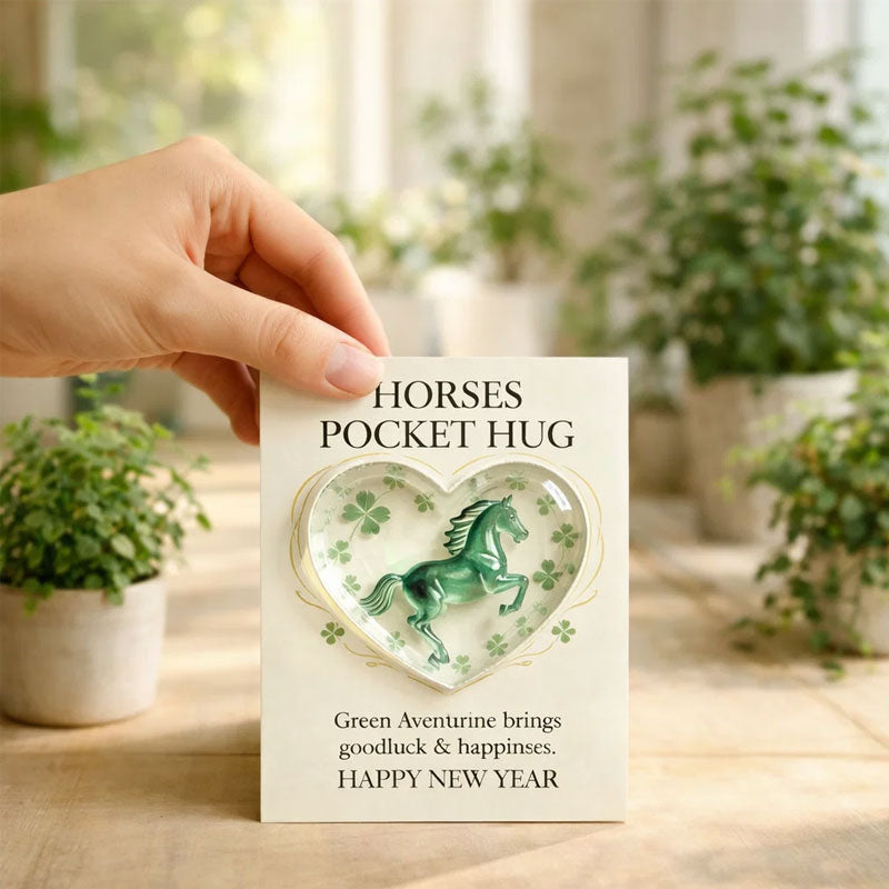 🐎🍀2026 Pferde-Taschenumarmung — Ein Symbol für Stärke und Neuanfänge