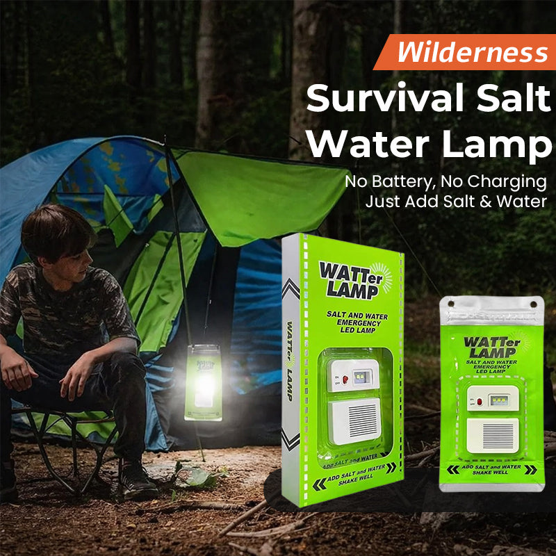 SaltLight Outdoor – Die Notfall-Salzwasserlampe